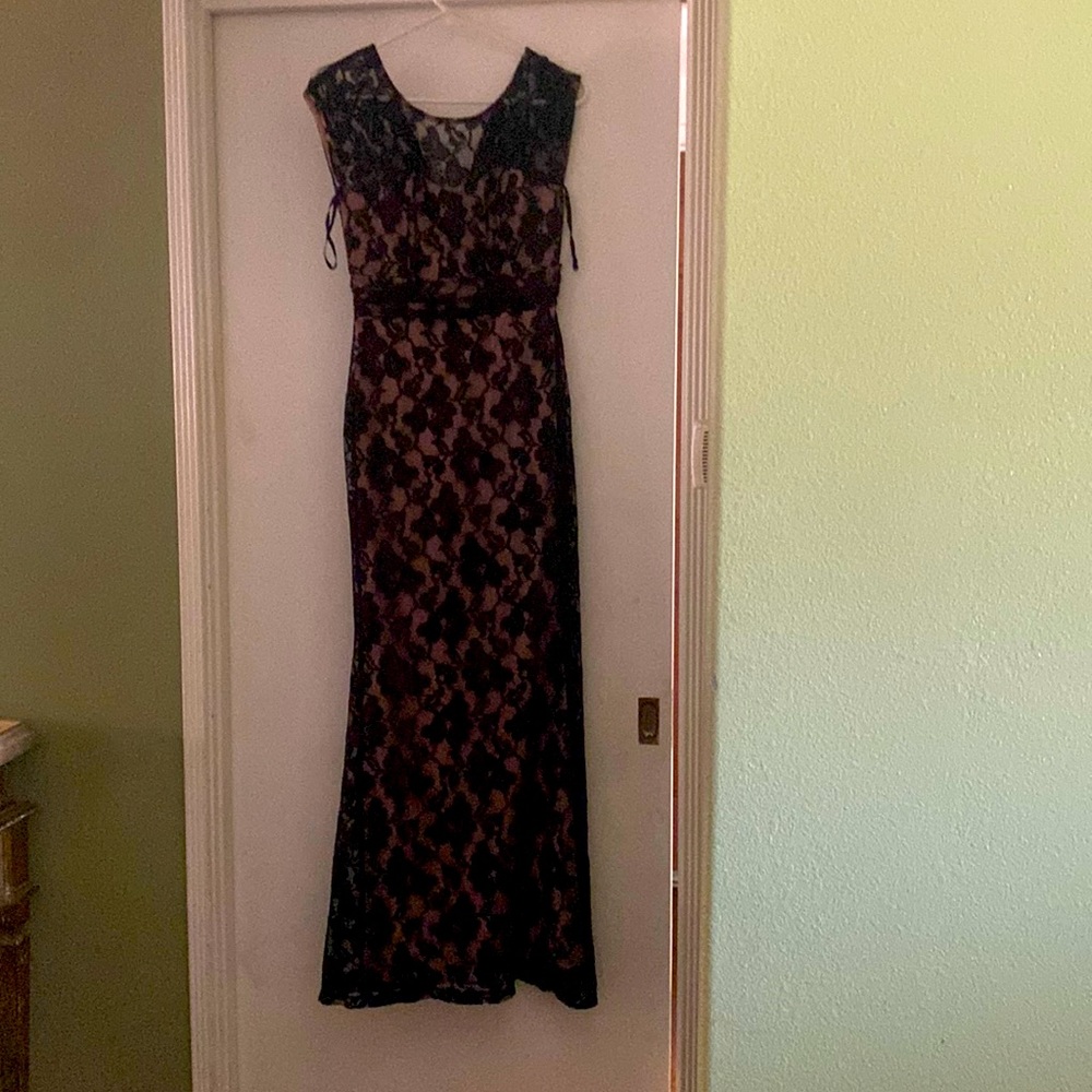 Black/ pink lace Dress